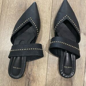 Anine Bing DaphneBlack Studded Women's Shoes